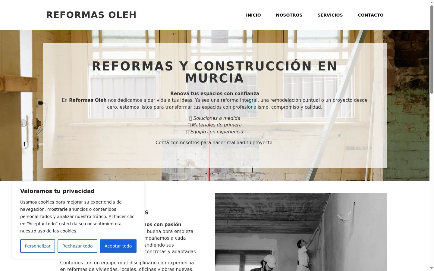 Screenshot tal-banner tal-kunsens muri qabel kwalunkwe interazzjoni