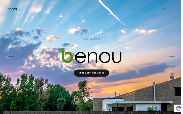 Screenshot of construccionsbenou.com