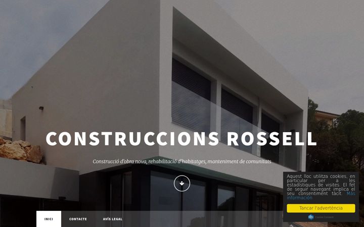 Screenshot of construccionsrossell.es