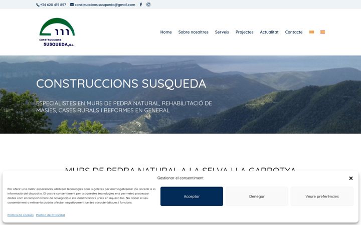 Screenshot of construccionssusqueda.com