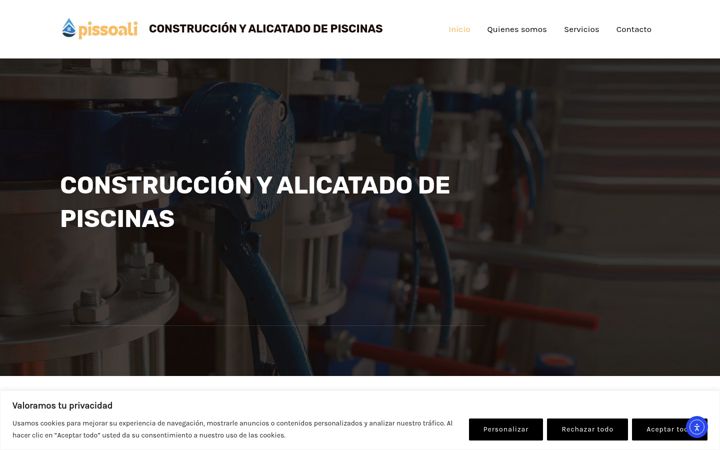 Screenshot of construccionyfontaneriatorremolinos.es