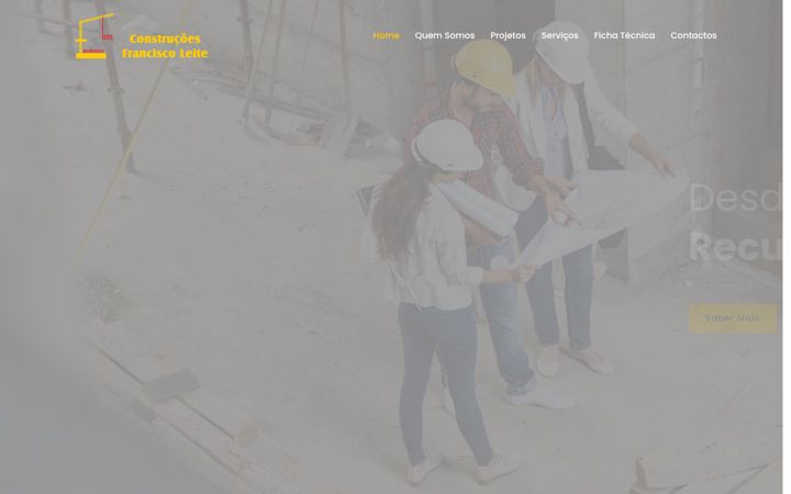 Screenshot of construcoesfranciscoleite.pt