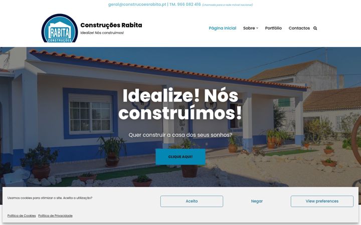 Screenshot of construcoesrabita.pt