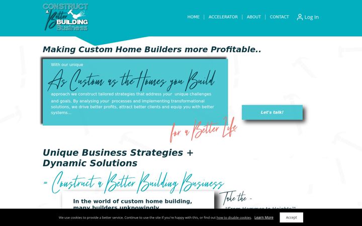 Screenshot of constructabetterbuildingbusiness.com