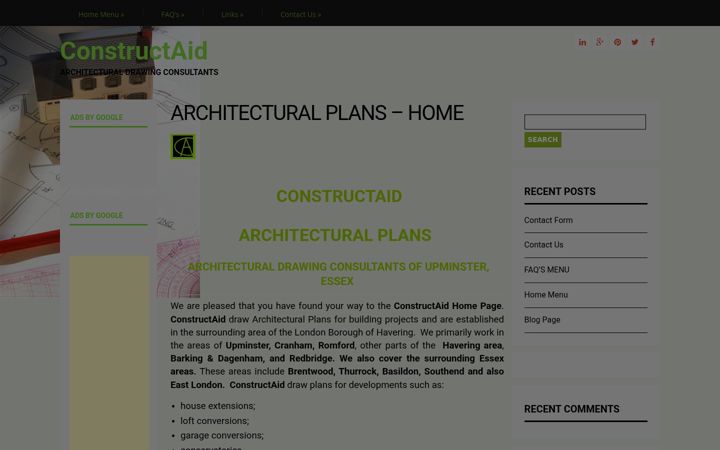 Screenshot of constructaid.co.uk