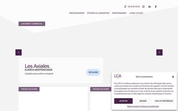 Screenshot του constructeurs-alsace.fr
