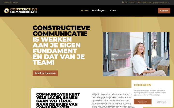 Skjermbilde av constructievecommunicatie.nl