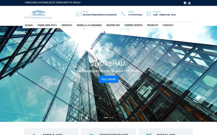 Screenshot of constructii-tamplarie.ro