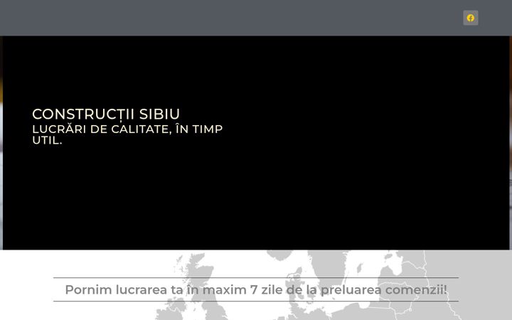 Screenshot of constructiisibiu.ro