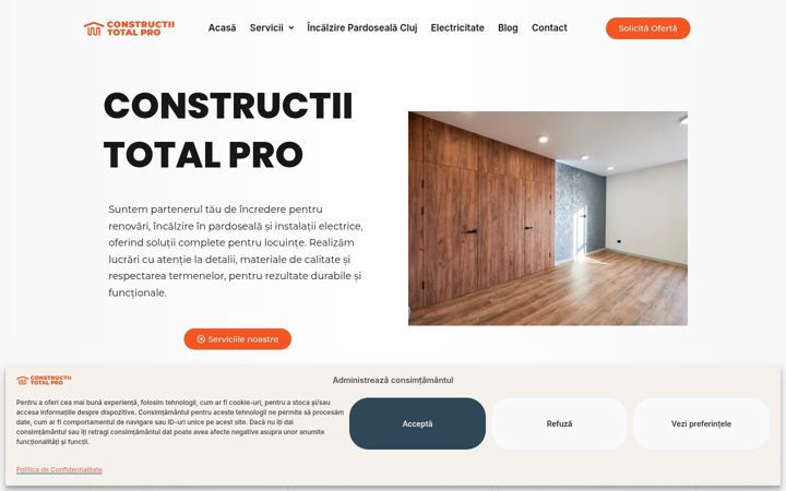 Screenshot of constructiitotalpro.ro
