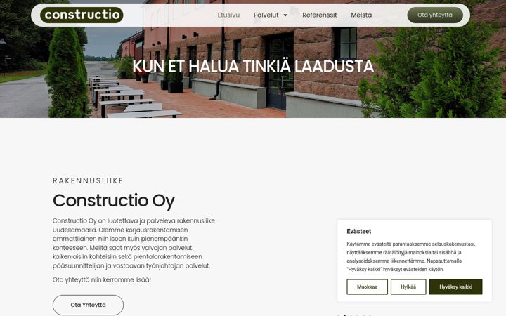 Snímek obrazovky constructio.fi