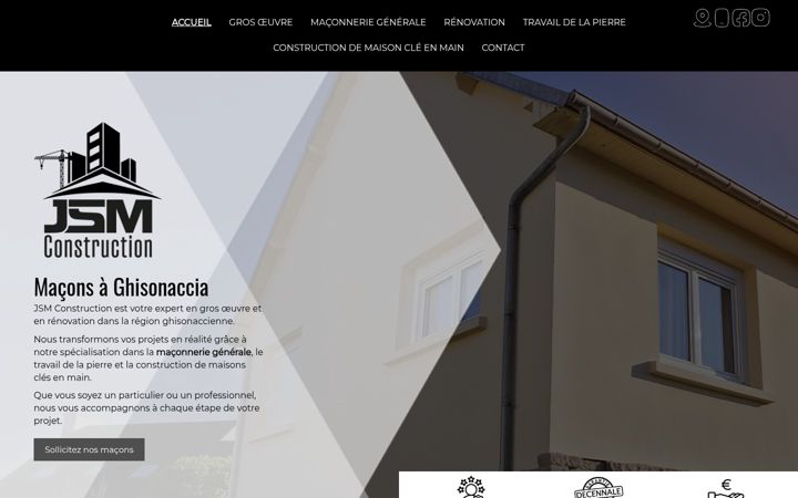 Screenshot of construction-corse.fr