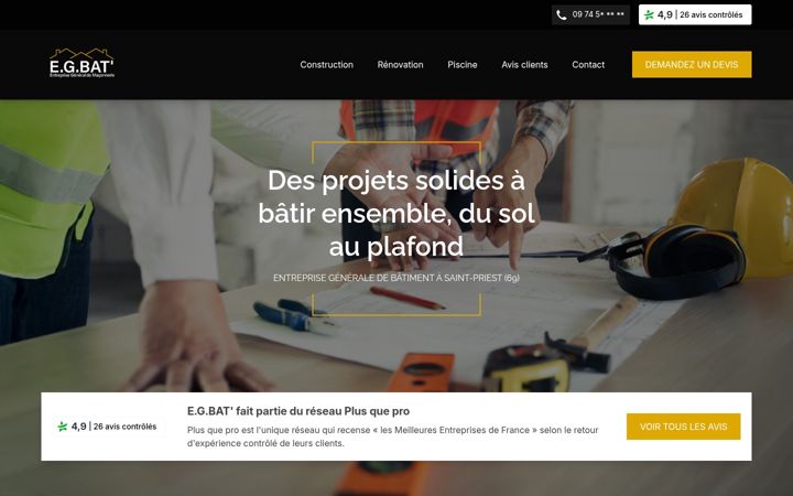 Screenshot του construction-egbat.fr