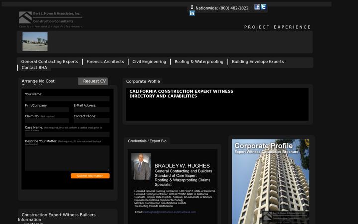 Screenshot of construction-expert-witness.com
