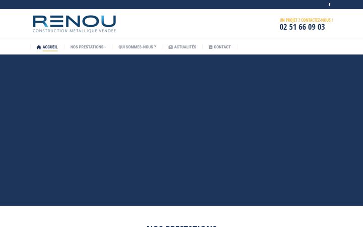 Screenshot of construction-metallique-vendee.fr