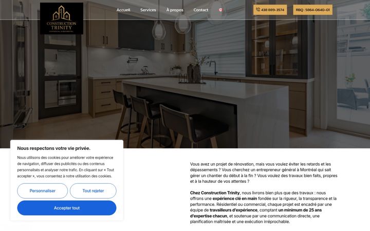 Screenshot von construction-trinity.ca