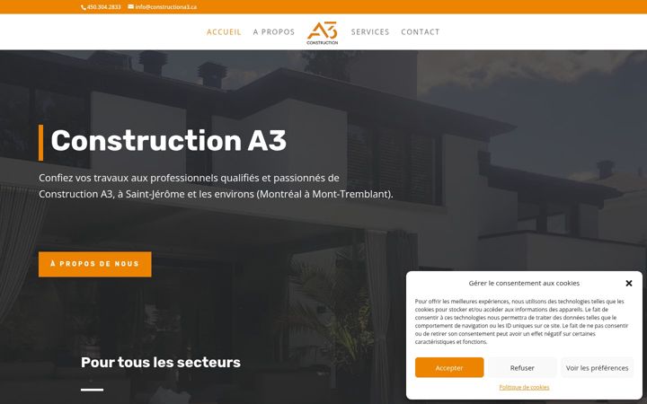Screenshot von constructiona3.ca