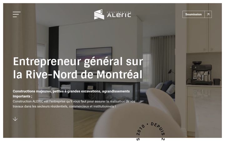 Screenshot of constructionaleric.com
