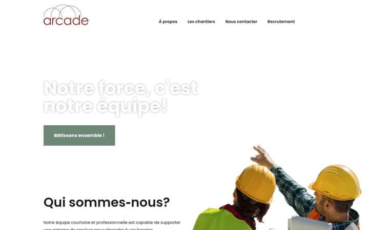 Screenshot von constructionarcade.ca