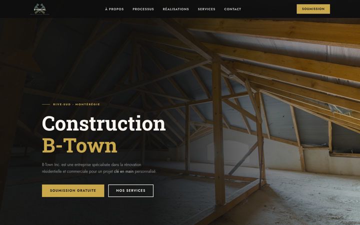 Screenshot of constructionbtown.com