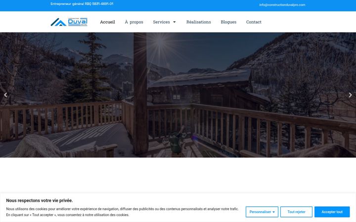 Screenshot of constructionduvalpro.com