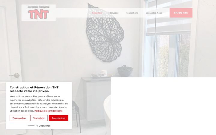 Screenshot of constructionetrenovationtnt.com