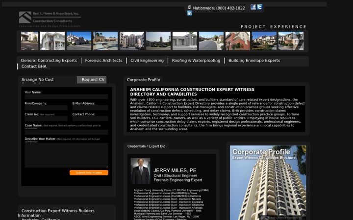 Screenshot of constructionexpertdirectory.com