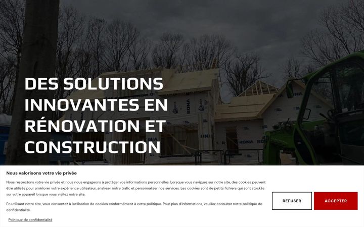 Screenshot von constructiongabrielduhamel.ca