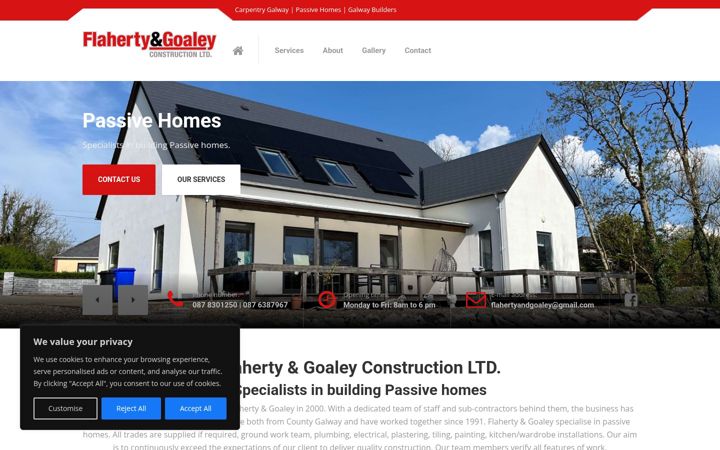 Skærmbillede af constructiongalway.ie