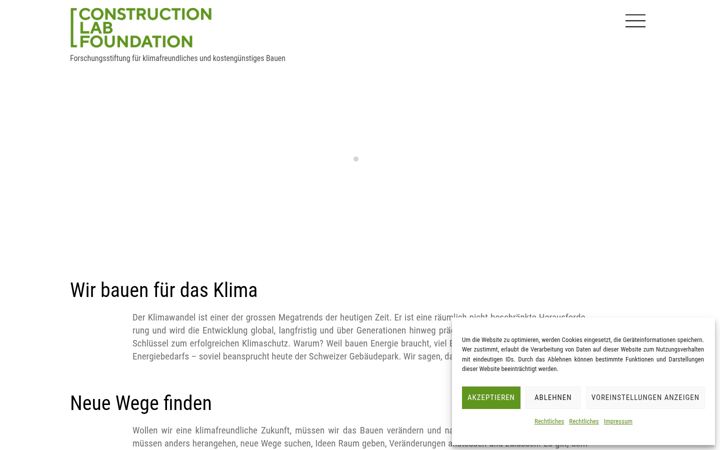 Screenshot of constructionlabfoundation.ch