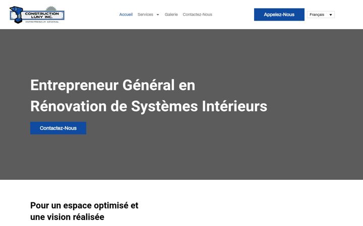 Screenshot of constructionluny.com