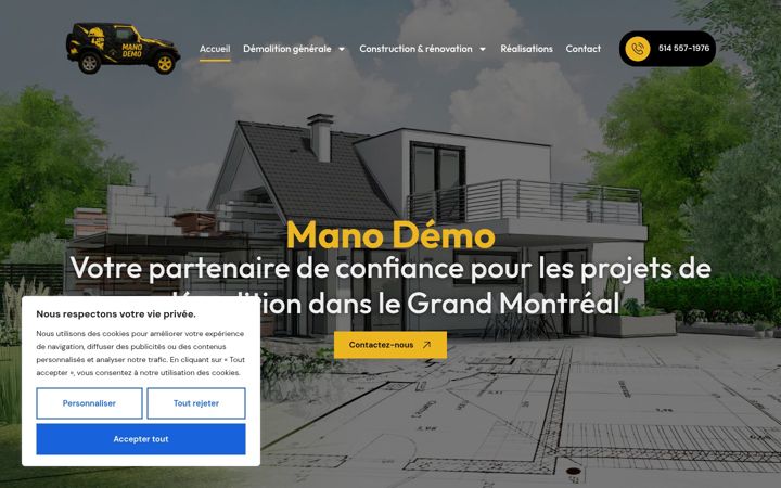 Screenshot von constructionquebecinc.ca
