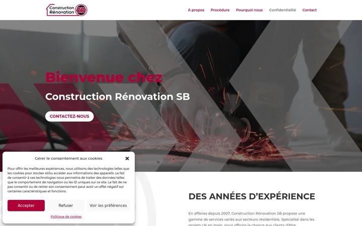 Screenshot von constructionrenovationsb.ca