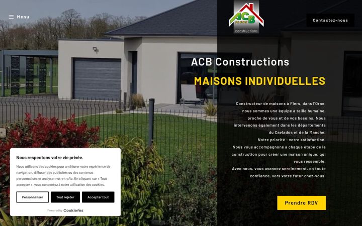 Posnetek zaslona constructions-acb.fr