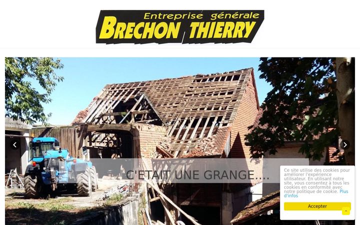 Screenshot of constructions-brechon.ch