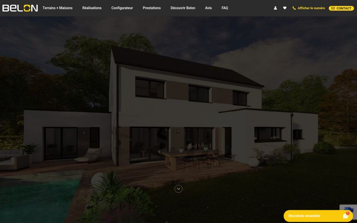 Screenshot of constructions-du-belon.com