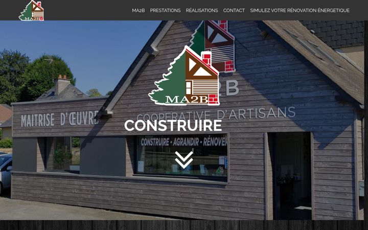 Screenshot of constructions-ma2b.fr