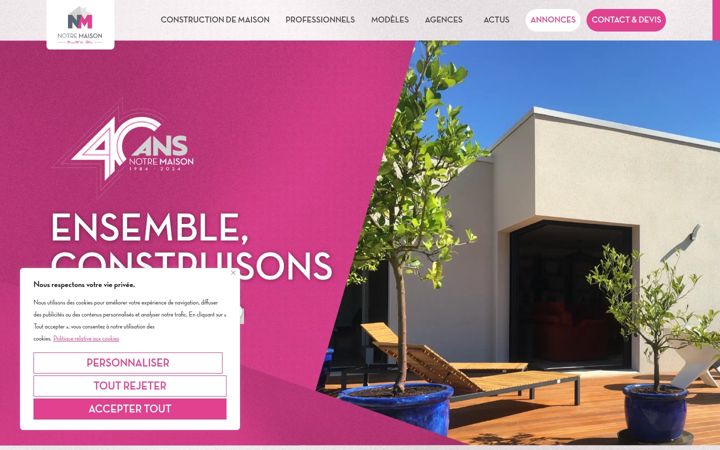 Screenshot of constructions-notremaison.com
