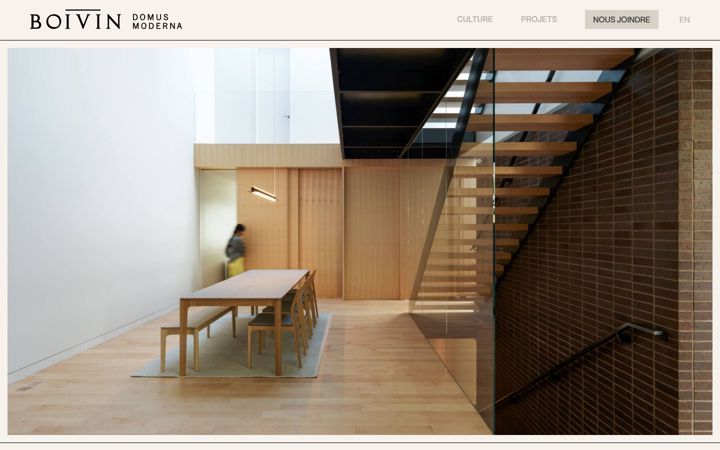 Screenshot of constructionsboivin.com