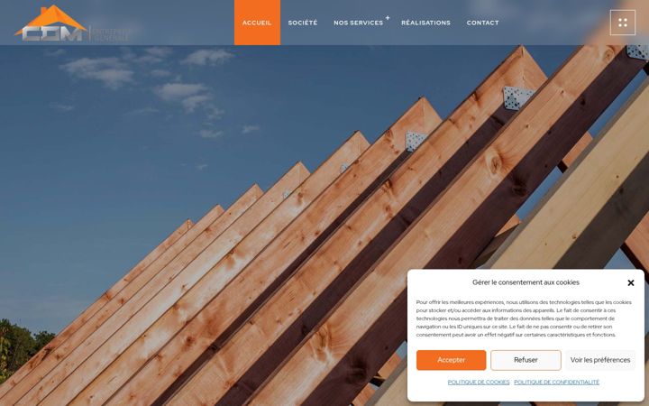 Screenshot of constructionsdumidi.fr