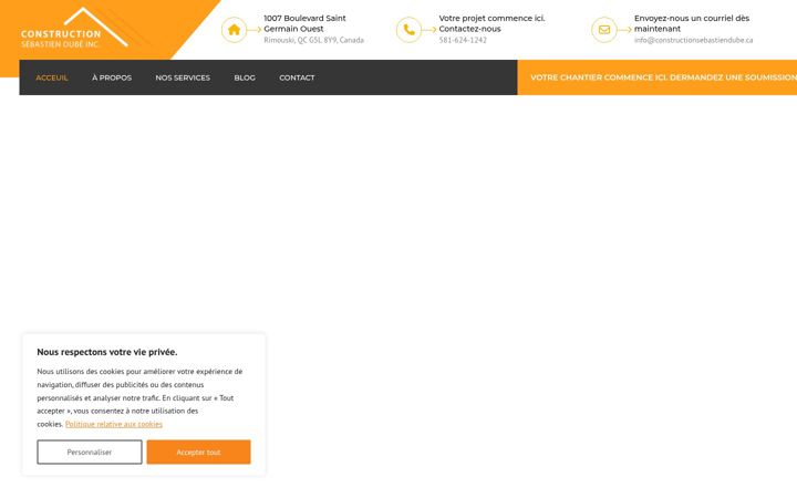 Screenshot von constructionsebastiendube.ca