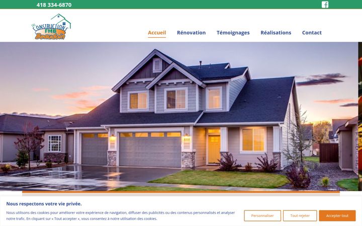 Screenshot von constructionsfmb.ca