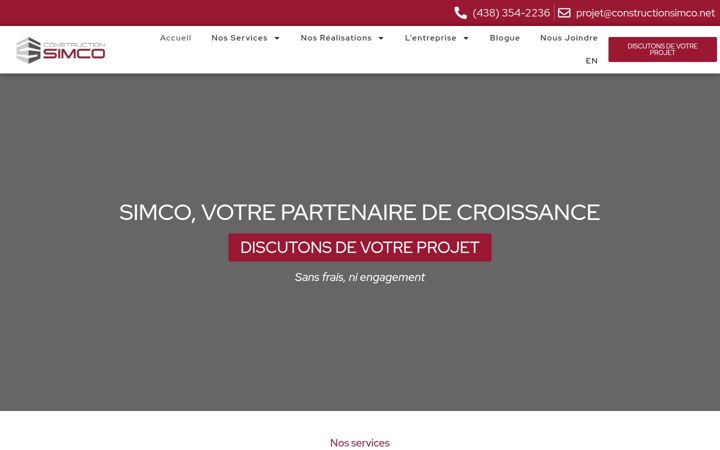 Screenshot of constructionsimco.com