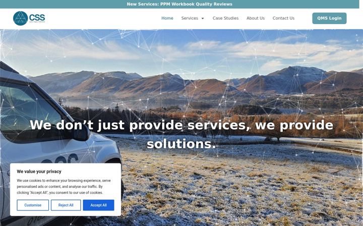 Screenshot of constructionsiteservices.co.uk