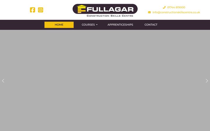 Screenshot of constructionskillscentre.co.uk