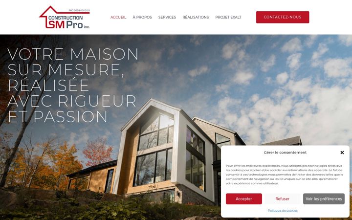 Screenshot of constructionsmpro.com