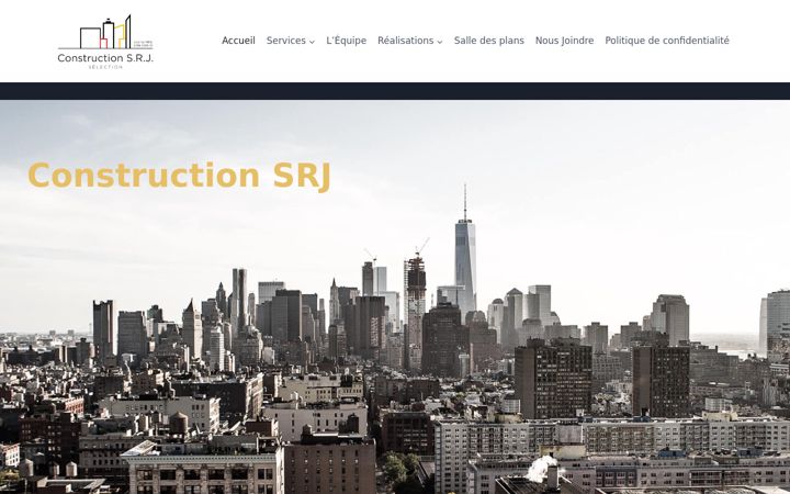 Screenshot von constructionsrj.ca