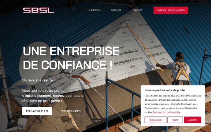 Screenshot of constructionssbsl.com