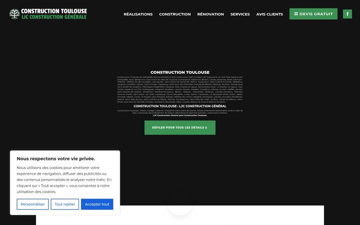 Screenshot di constructiontoulouse.org