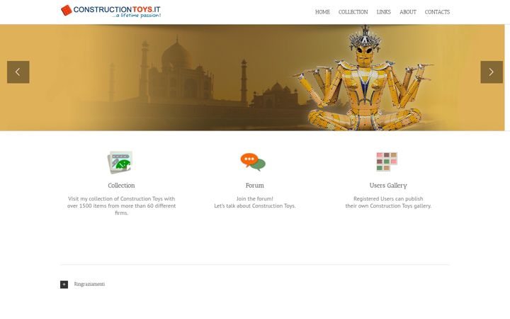 Screenshot of constructiontoys.it